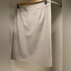 J. Crew Light Gray Pencil Skirt